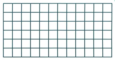 Quantum SG-1836P Store Grid Panel, 36"L x 18"W, Green