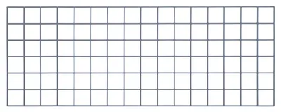 Quantum SG-1848GY Store Grid Panel, 48"L x 18"W, Gray