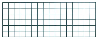 Quantum SG-1848P Store Grid Panel, 48"L x 18"W, Green
