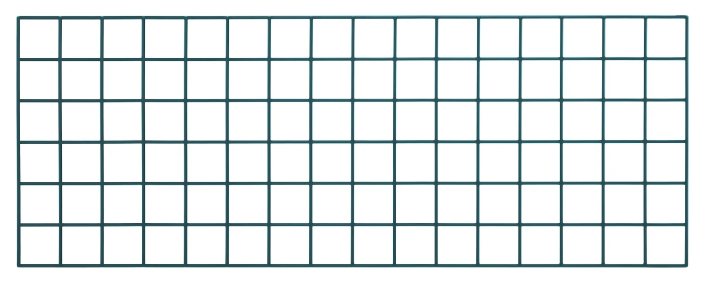 Quantum SG-1848P Store Grid Panel, 48"L x 18"W, Green