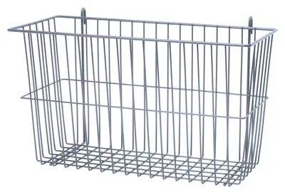 Quantum SG-B17710GY Store Grid Basket, 17-3/8"W x 7-1/2"D x 10"H, Gray