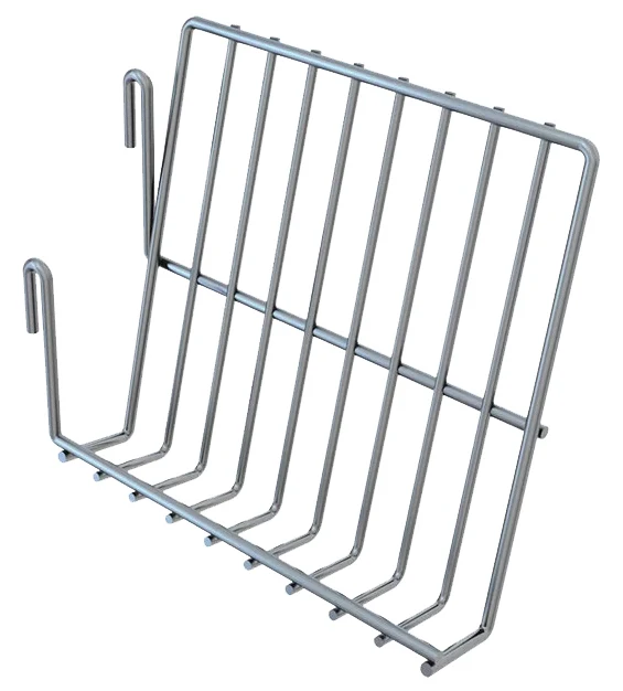Quantum SG-BH29GY Store Grid Book Holder, 2"W x 9"D, Gray