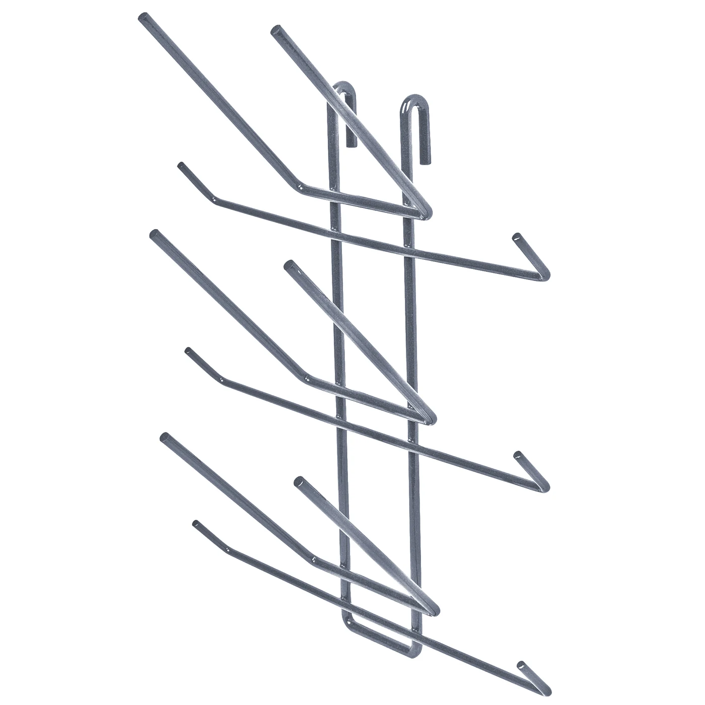 Quantum SG-BR6GY Store Grid Bottle Drying Rack, Gray