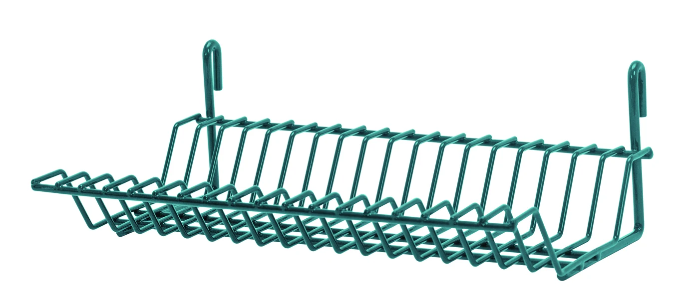 Quantum SG-LH1384P Store Grid Lid/Tray Drying Rack, 13-1/2"W x 8-1/2"D x 4-1/4"H, Green