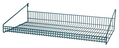 Quantum SG-LS1436P Store Grid Shelf, 14"W x 36"D x 7-1/2"H, Green
