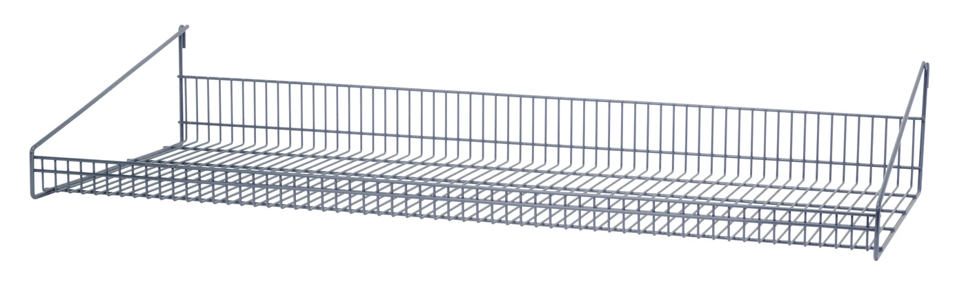 Quantum SG-LS1448GY Store Grid Shelf, 14"W x 48"D x 7-1/2"H, Gray
