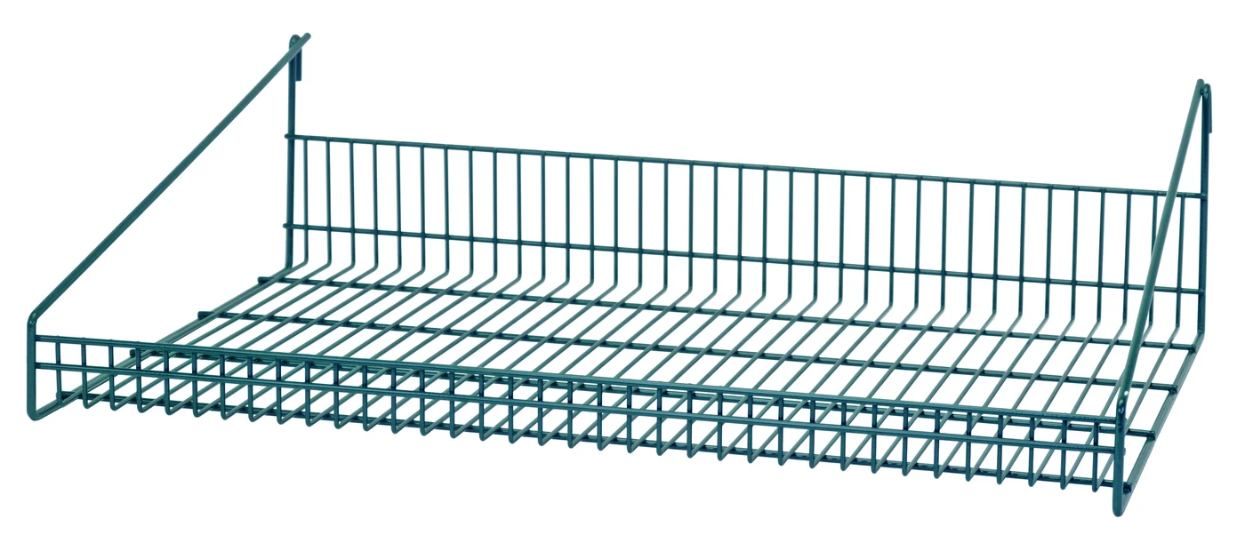 Quantum SG-LS1830P Store Grid Shelf, 18"W x 30"D x 7-1/2"H, Green