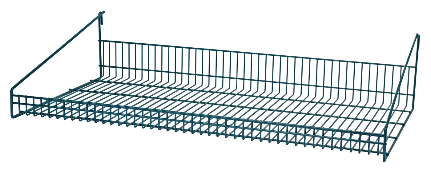 Quantum SG-LS1836P Store Grid Shelf, 18"W x 36"D x 7-1/2"H, Green