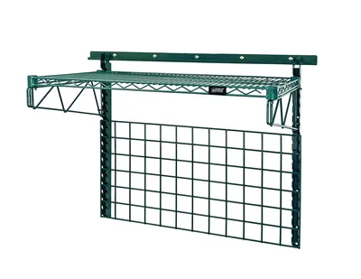 Quantum SGK-401836-1P Store Grid Medium-Duty Kit, 36"L x 18"W, 400 lb capacity, Green