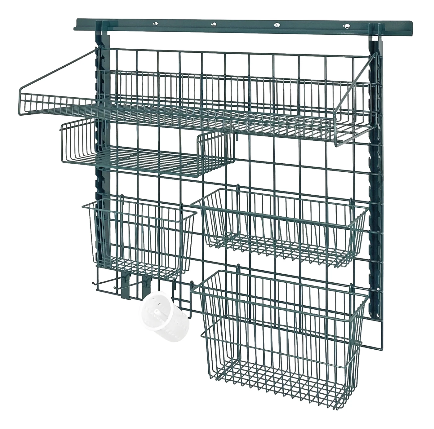 Quantum SGK-403036-3P Store Grid Medium-Duty Kit, 18"W x 36"D, 400 lb capacity, Green