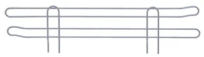 Quantum SL18GY Side Ledge, 18"W x 4"H, Gray