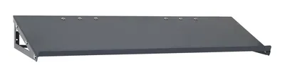 Quantum SLP-A1836 Slanted Solid Shelf, 36"W x 18"D, 75 lb capacity, Gray