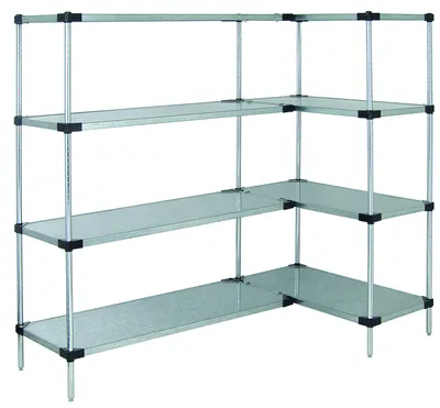 Quantum QSMC Solid Shelf Clamp, Gray Metalic — in use