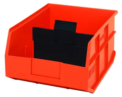 Quantum DSS403 Bin Divider for Use with SSB423, Black, Pack of 6 — in use