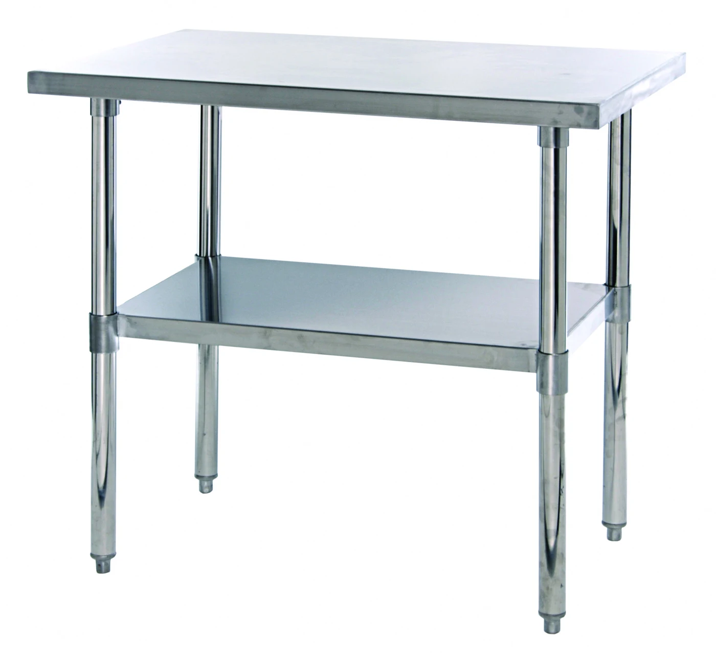 Quantum MSST-2436U Mobile Work Table, 36"W x 24"D x 39"H, Stainless
