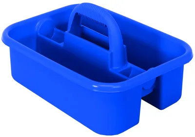 Quantum TC-500BLCS Tool Caddy, 13-3/8"L x 18-1/4"W x 9-1/8"H, Blue, Case of 6