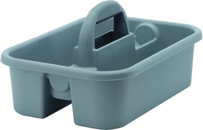 Quantum TC-500GYCS Tool Caddy, 13-3/8"L x 18-1/4"W x 9-1/8"H, Gray, Case of 6