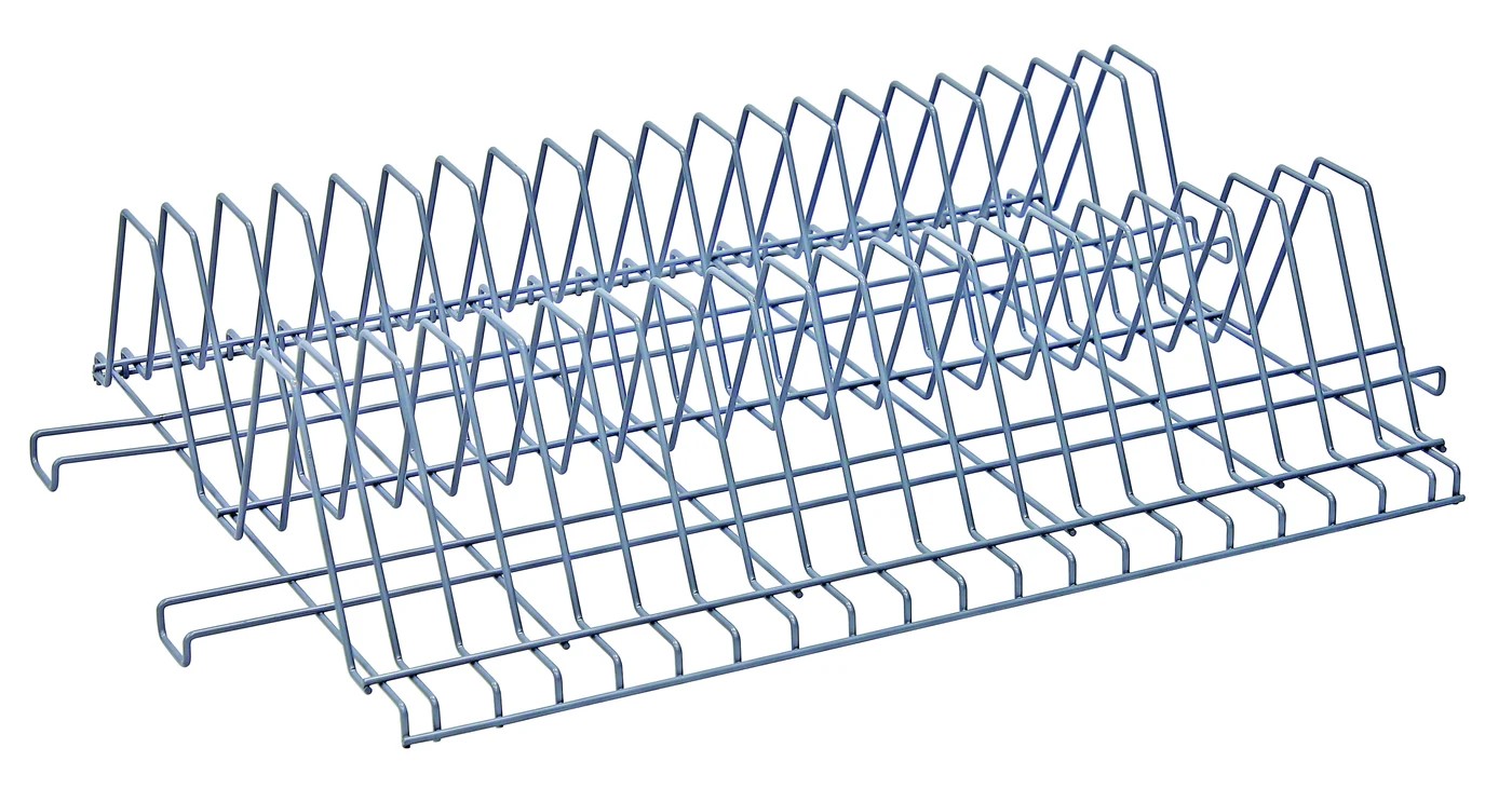 Quantum TDR24361GY Cutting Board and Tray Drying Rack, 24"W x 36"D, (18) lb capacity, Gray
