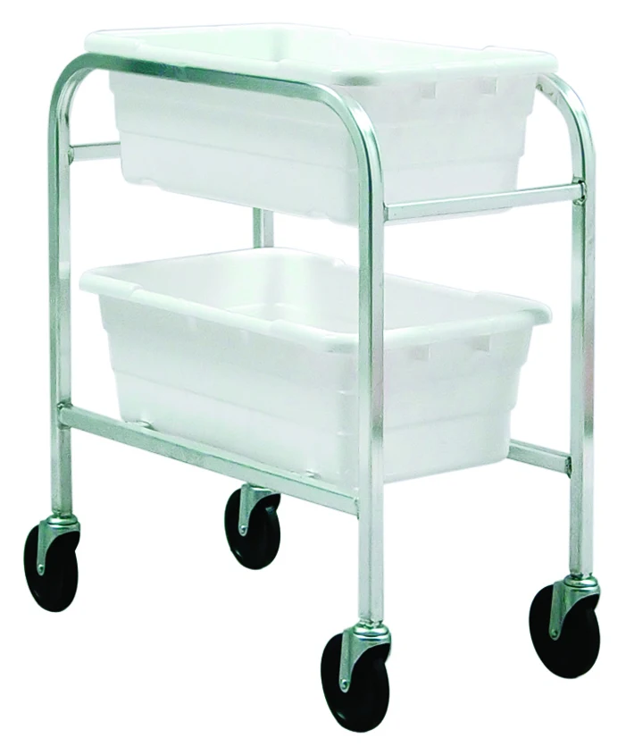 Quantum TR2-2516-8WT Mobile Tub Rack, 120 lb capacity, Gray Metallic