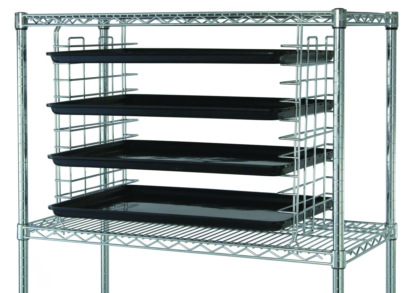 Quantum TS18C Tray Slide, Chrome, Set of 2
