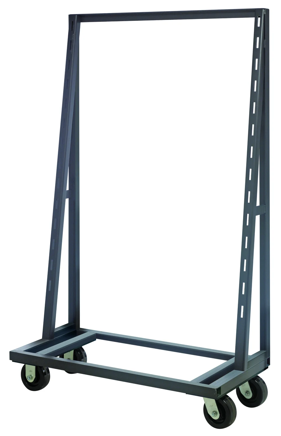 Quantum TTS-24 Single-Sided Removable Tray Truck, 38"W x 24"D x 67"H, 2000 lb capacity, Black