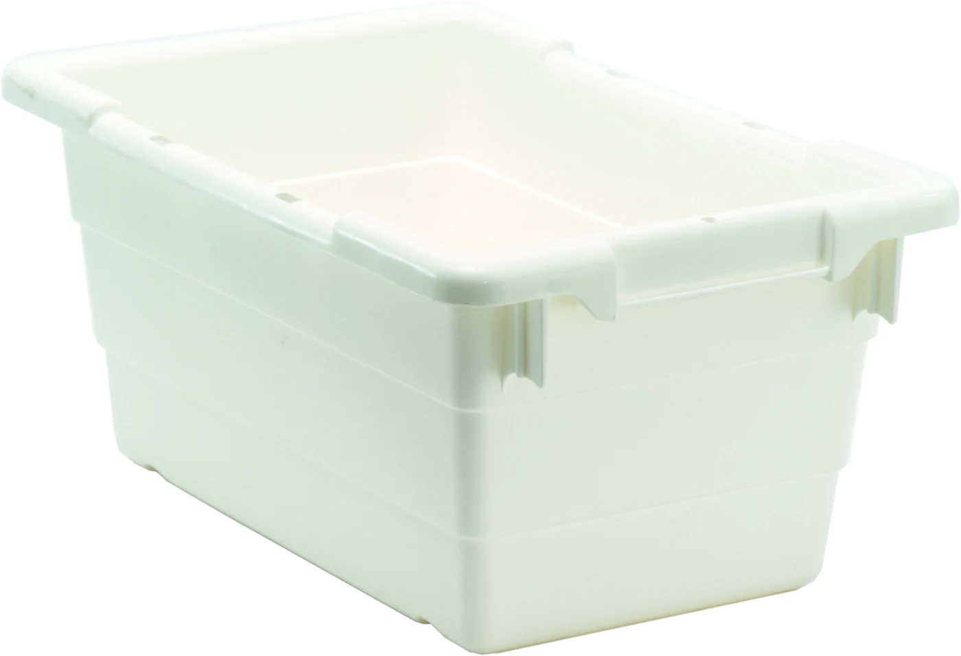 Quantum TUB1711-8WTCS Cross Stack Tub, 100 lb capacity, White, Case of 6