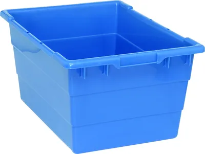 Quantum TUB2417-12BL Cross Stack Tub, 100 lb capacity, Blue