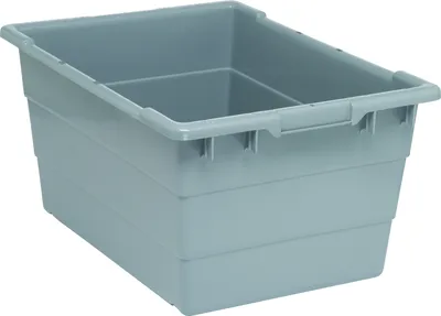 Quantum TUB2417-12GY Cross Stack Tub, 100 lb capacity, Gray