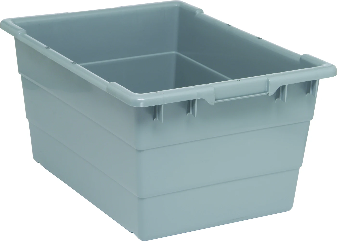 Quantum TUB2417-12GY Cross Stack Tub, 100 lb capacity, Gray