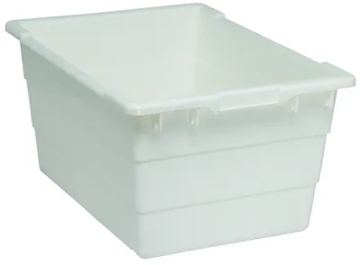 Quantum TUB2417-12WTNB Cross Stack Tub, 100 lb capacity, White