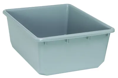 Quantum TUB2419-9GYNB QuanTub Nesting Tote, 100 lb capacity, Gray