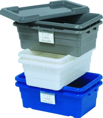 Quantum LID2516-8YLCS Lid Fits TUB2516-8, Yellow, Case of 6 — in use