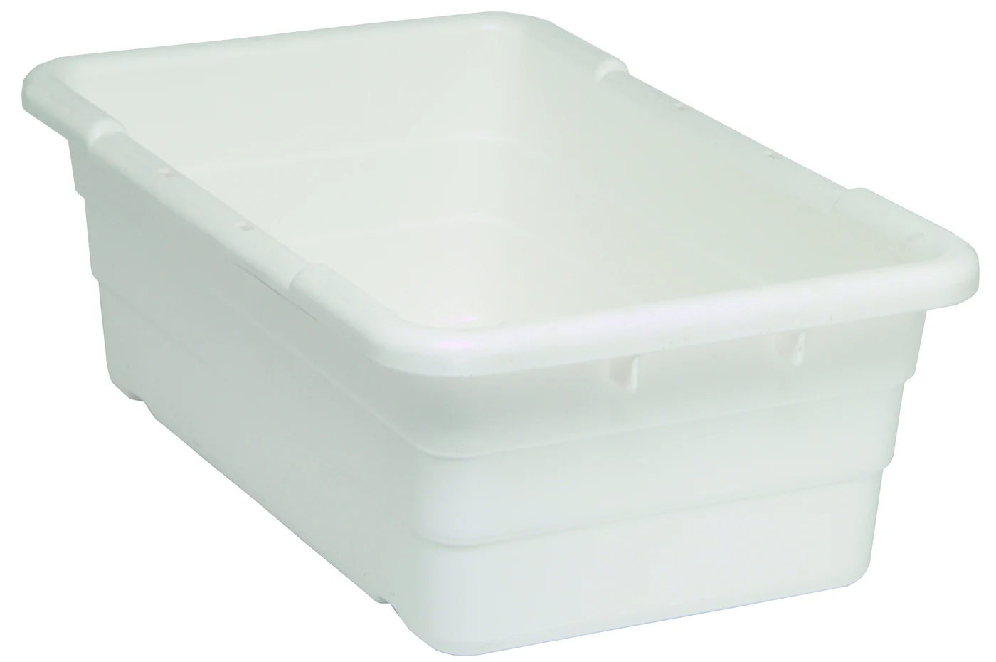 Quantum TUB2516-8WT Cross Stack Tub, 100 lb capacity, White