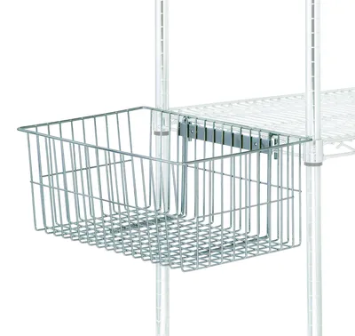 Quantum UB10 Utility Basket, 18-7/8"W x 11-1/4"D x 7-5/8"H, Chrome