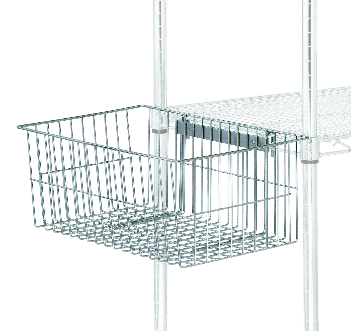Quantum UB10 Utility Basket, 18-7/8"W x 11-1/4"D x 7-5/8"H, Chrome