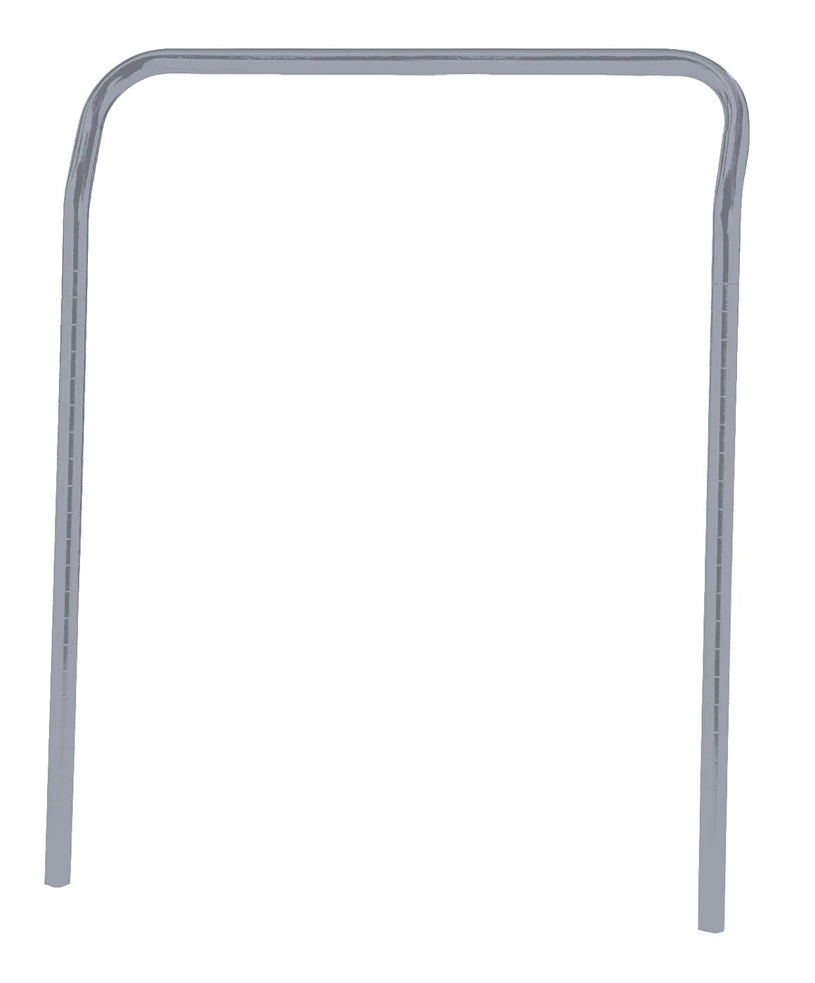 Quantum UH24GY U-Handle, 24"W x 32"H, Gray