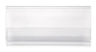 Quantum ULH57C Polymer Shef Label Holder, Clear