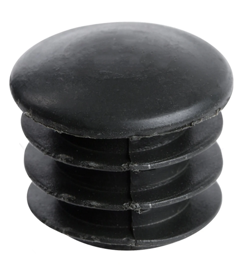 Quantum W-PC Plastic Post Cap (4 Pack), Black, Pack of 4
