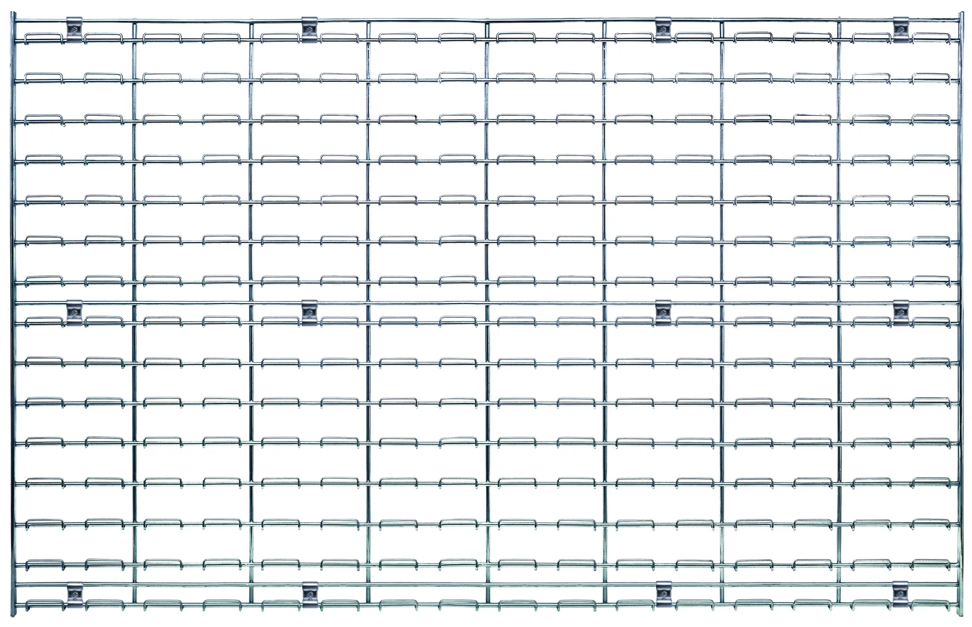 Quantum WLP-3048C Wire Louvered Panel, 48"L x 30"H, 300 lb capacity, Chrome