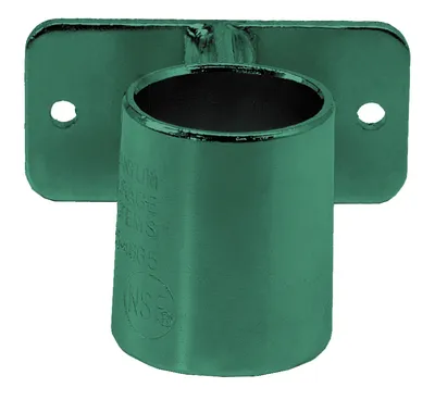 Quantum WR-WMBP Post Wall Mount Bracket for (1) Post, Green
