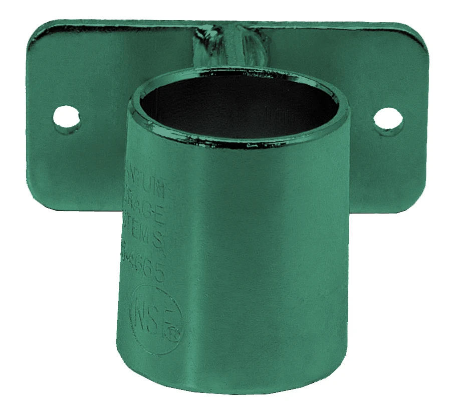 Quantum WR-WMBP Post Wall Mount Bracket for (1) Post, Green
