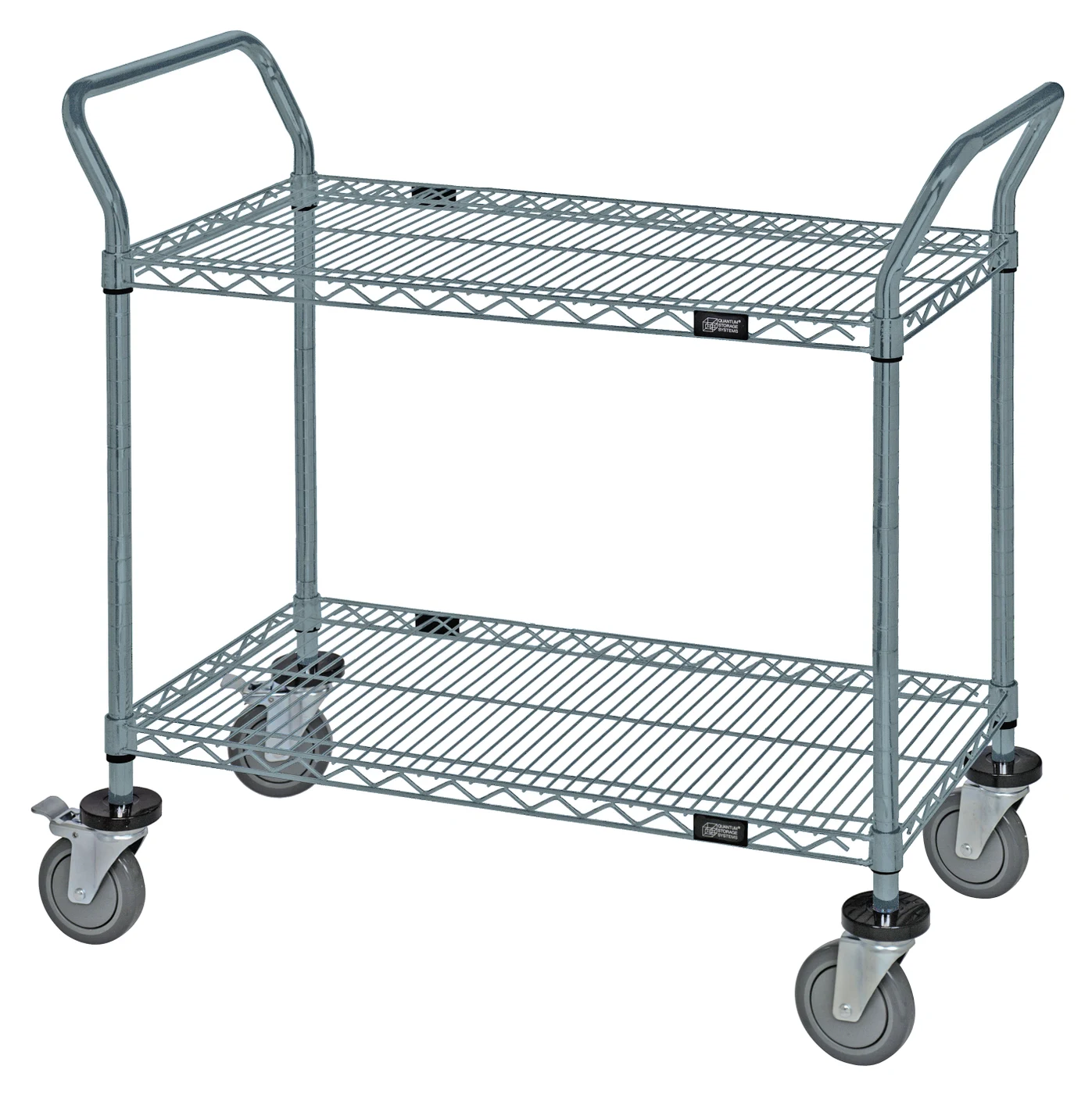 Quantum WRC-1842GY-2 Utility Cart, 42"W x 18"D x 37-1/2"H, 1200 lb capacity, Gray