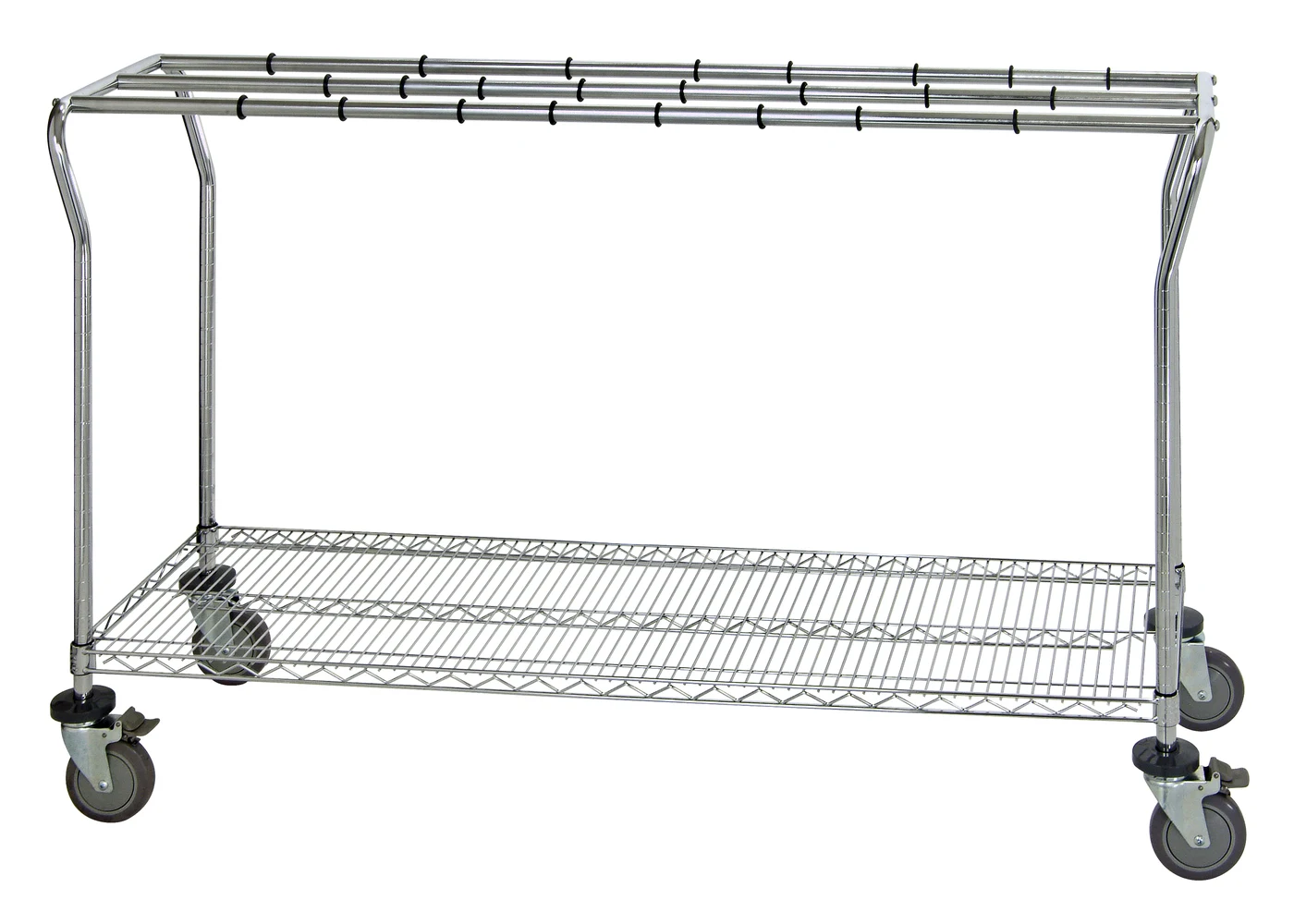 Quantum WRC-LPSW1863 Sterile Wrap Cart, 63"W x 18"D x 39-1/2"H, 1200 lb capacity, Chrome