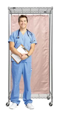 Quantum 3366PC 33in x 66in PRIVACY CURTAIN WITH RINGS