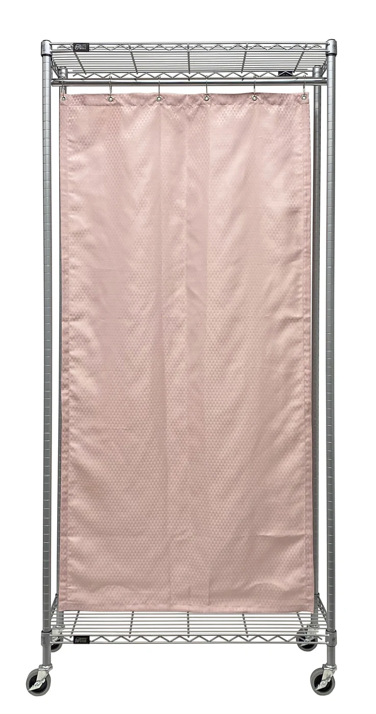 Quantum WRC74-1236GY-2PC Mobile Privacy Partition, 36"W x 12"D x 78"H, Gray