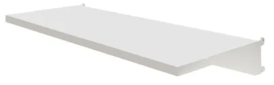 Quantum WS-1236DSHC Partition Wall Dust Shelf, 36"W x 12"D, Oyster White