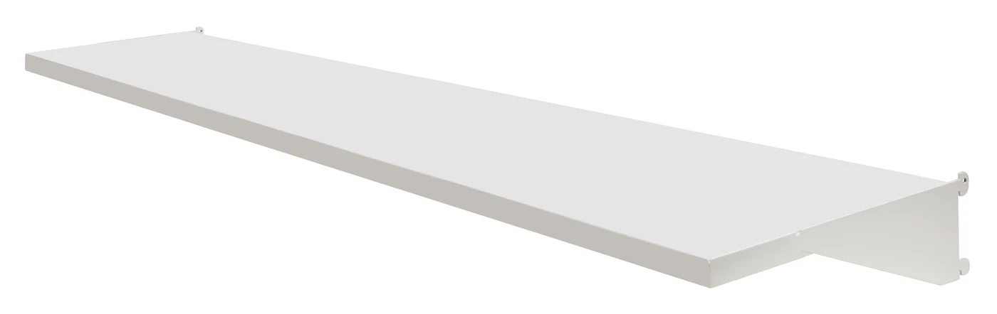 Quantum WS-1248DSHC Partition Wall Dust Shelf, 48"W x 12"D, Oyster White