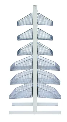 Quantum WS-DS18-8S6L Double-Sided Partition Wall Starter Unit, 18"W x 50"D x 74"H, Oyster White
