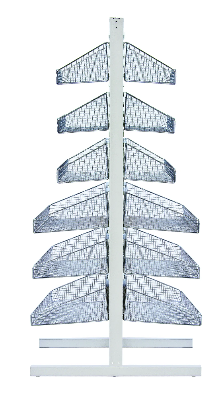 Quantum WS-DS18-8S6L Double-Sided Partition Wall Starter Unit, 18"W x 50"D x 74"H, Oyster White