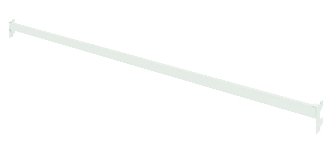 Quantum WS-HB48HC Partition Wall Hang Bar, Oyster White